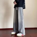 Spring And Autumn New Men's Hong Kong Style Trendy Brand Loose Casual Wide-leg Pants - Image 5