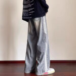 Spring And Autumn New Men's Hong Kong Style Trendy Brand Loose Casual Wide-leg Pants - Image 2
